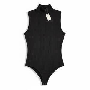 Abercrombie Ribbed Sleeveless Bodysuit | Size Medium